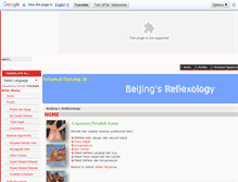 Tablet Screenshot of beijingsreflexology.com